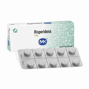 Risperidona Mk 3 Mg X 20 Tabletas (192989) - Risperidona  Mk