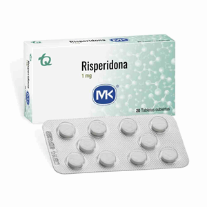 Risperidona Mk 1 Mg Caja X 20 Tabletas - Mk