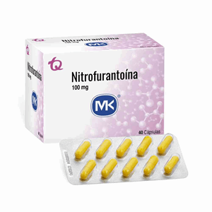 Nitrofurantoina Mk 100 Mg Caja X 40 Capsulas - Mk