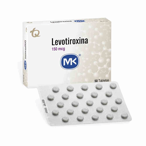 Levotiroxina M-k 150 Mcg X 50 Tabletas - Levotiroxina  Mk