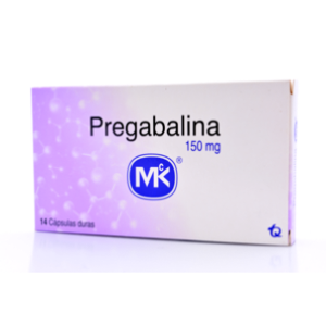 Pregabalina Mk 150 Mg X 14 Capsulas Duras - Mk