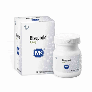 Bisoprolol Mk 2.5 Mg Fco X 30 Tabletas Cubiertas - Bisoprolol  Mk