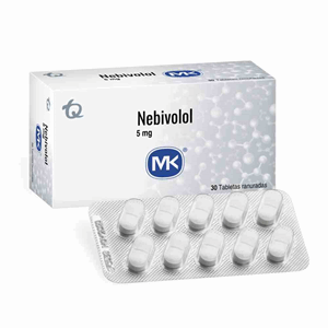 Nebivolol Mk 5 Mg Caja X 30 Tabletas Ranuradas - Mk