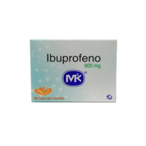 Ibuprofeno Mk 800 Mg Caja X 30 Capsulas Blandas - Mk