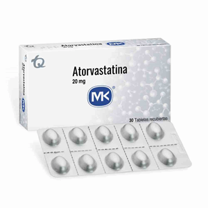 Atorvastatina Mk 20 Mg Caja X 30 Tabletas Recubiertas - Mk