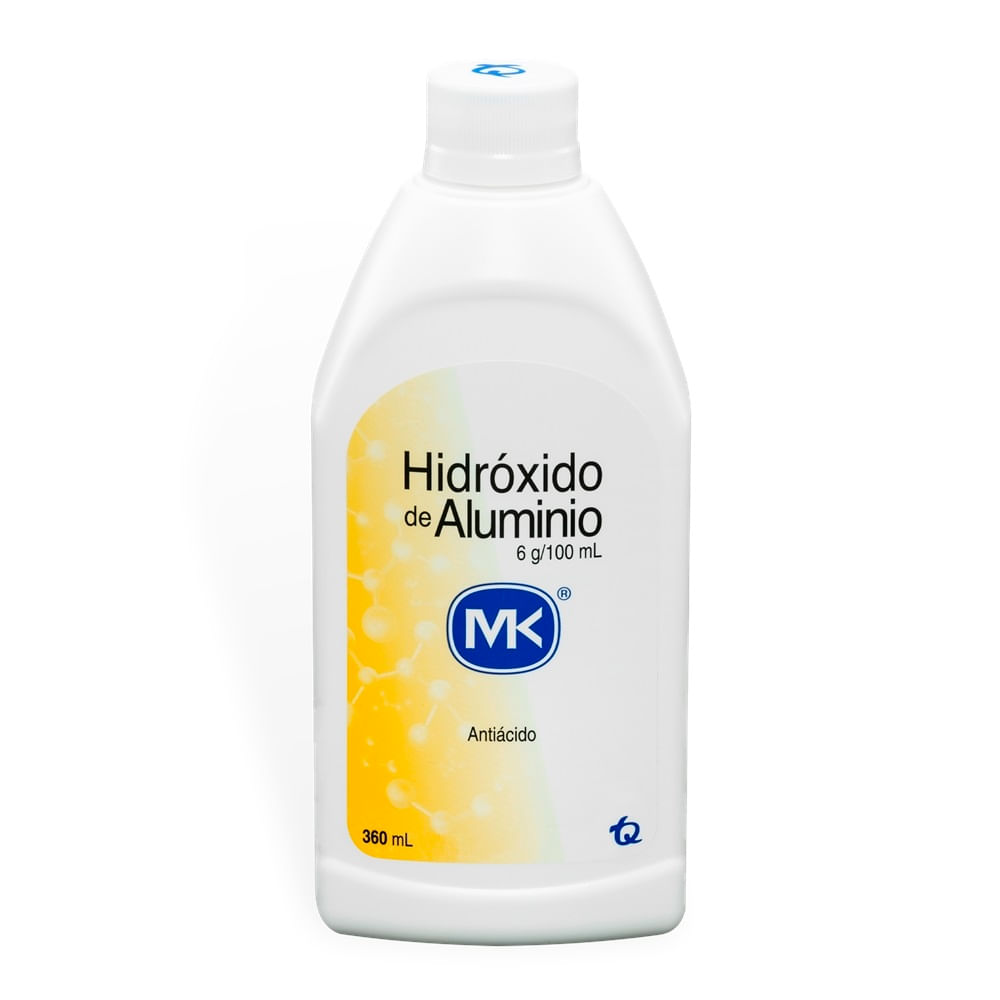 Hidroxido De Aluminio Mk 6g/100ml Suspension Frasco X 360 Ml - Mk