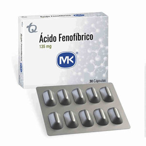 Acido Fenofibrico Mk 135 Mg Caja X 30 Capsulas De Lib Retardada - Sin Asignar
