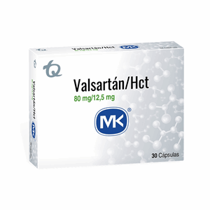 Valsartan/hct Mk 80/12.5 Mg Caja X 30 Capsulas - Sin Asignar