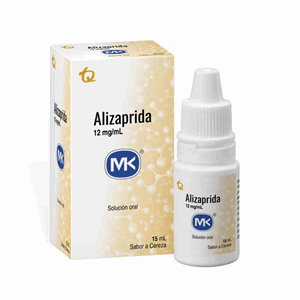 Alizaprida Mk 12 Mg/ml Solucion Oral Gotas Frasco X 15 Ml - Mk