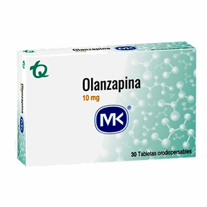Olanzapina Mk 10 Mg Caja X 30 Tabletas Orodispersables - Sin Asignar