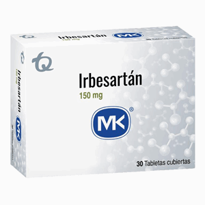 Irbesartan M-k 150 Mg Caja X 30 Tabletas Cubiertas - Sin Asignar