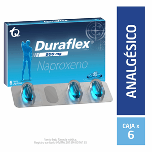 Duraflex Forte 500 Mg Caja X 6 Capsulas Liquidas - Sin Asignar