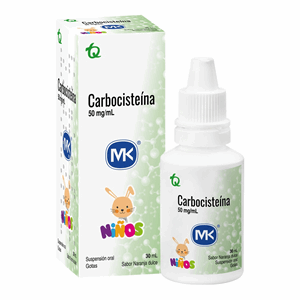Carbocisteina 50 Mg/ml Mk Niños Susp Oral Gotas Fco X 30 Ml - Sin Asignar