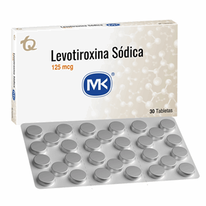 Levotiroxina Sodica 125 Mcg Mk Caja X 30 Tabletas - Sin Asignar