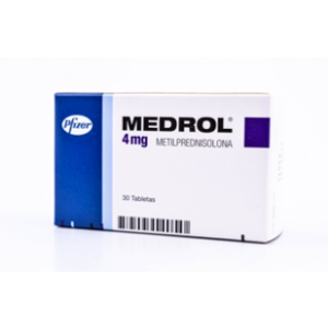 Medrol 4 Mg Caja X 30 Tabletas - Medrol