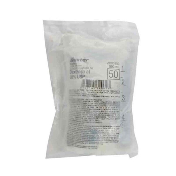 Dextrosa En Agua Dest Al  50% X 500 Ml Baxt Arb0253 - Dextrosa  Bax