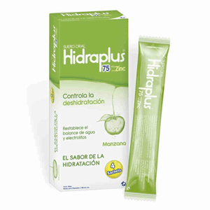 Hidraplus-75 Manzana Meq Con Zinc X 4 Sachets De 100 Ml - Sin Asignar