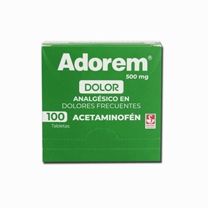 Adorem 500 Mg Caja X 100 Tabletas - Adorem