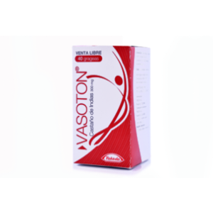 Vasoton 300 Mg Frasco Caja X 40 Grageas - Vasoton