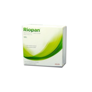 Riopan Gel 80/10 Mg Caja X 20 Sobres De 10 Ml - Riopan