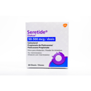 Seretide Diskus 50/500 Mcg X60 Dosis. - Seretide