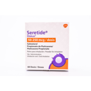 Seretide Diskus 50/250 Mcg X60 Dosis. - Seretide
