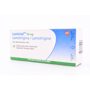 Lamictal  50 Mg X 30 Tabletas. - Lamictal