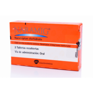 Naramig  2.5 Mg X 2 Tabletas. - Naramig