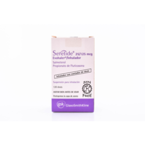 Seretide Evohaler Inhalador 25/125 Mcg X 120 Dosis (195350) - Seretide