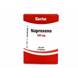 Naproxeno Genfar 500 Mg X 10 Capsulas - Genfar