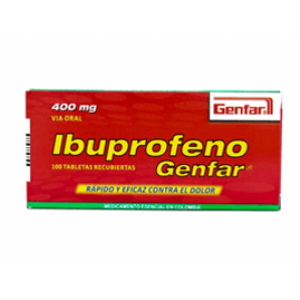 Ibuprofeno Genfar 400 Mg Caja X 100 Tabletas - Genfar