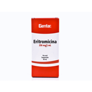 Eritromicina G-far 250 Mg Suspension X 60 Ml - Eritromicina  Gf