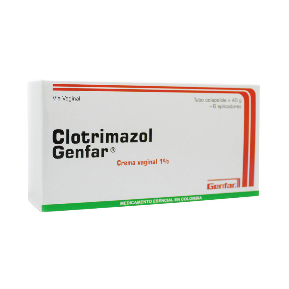 Clotrimazol Gen-far X 6 Aplic Crema Vaginal X 40 Gr - Clotrimazol  Gf