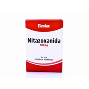 Nitazoxanida Genfar 500 Mg X 6 Tabletas - Genfar