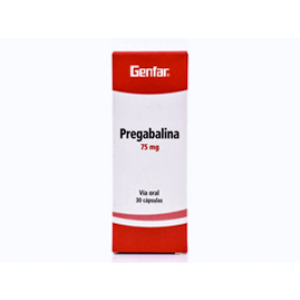 Pregabalina 75 Mg X 30 Capsulas. - Pregabalina  Gf