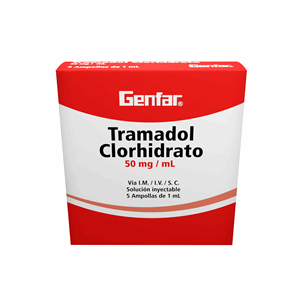 Tramadol Clorhid G-far 50 Mg/ml Sol Iny Caja X 5 Ampollas De 1 Ml - Sin Asignar