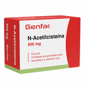 N-acetilcisteina G-far 600 Mg Granulado P/reconst Soluc Oral Caja X 10 Sobres D - Sin Asignar