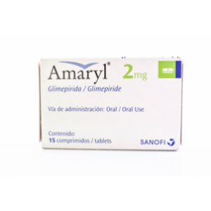 Amaryl 2 Mg X 15 Comprimidos - Amaryl