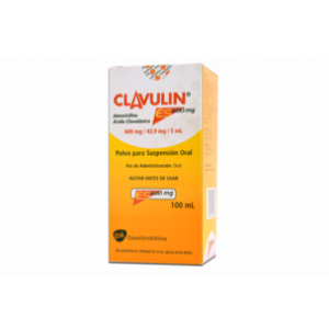 Clavulin Es 600 Mg Suspension Frasco X 100 Ml - Clavulin