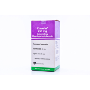 Clavulin 250 Mg Polvo Suspension Frasco X 80 Ml - Clavulin