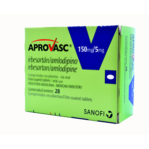 Aprovasc 150 / 5 Mg X 28 Comprimidos - Aprovasc