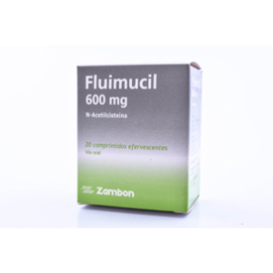 Fluimucil 600 Mg Caja X 20 Comprimidos Efervescente - Fluimucil