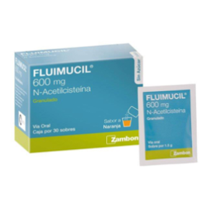 Fluimucil 600 Mg Caja X 30 Sobres - Fluimucil
