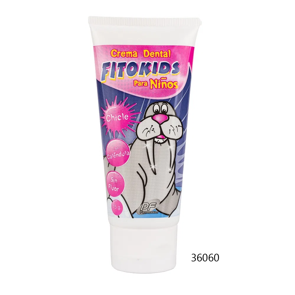 Fito Kids Crema Dental Sin Fluor Chicle X 75 Gramos - Mk