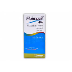 Fluimucil 4% Jarabe Sabor Frambuesa Frasco X 120 Ml - Fluimucil