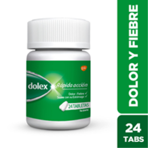 Dolex 500 Mg Frasco X  24 Tabletas - Dolex