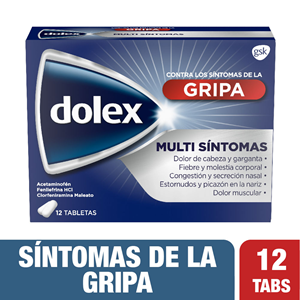 Dolex Gripa Multi Sintomas X 12 Tabletas - Dolex