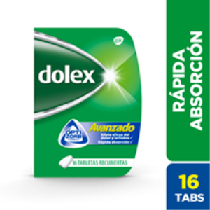 Dolex Avanzado 500 Mg Caja X 16 Tabletas - Dolex