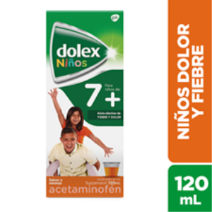 Dolex Niños 7  Suspension X 120 Ml - Dolex