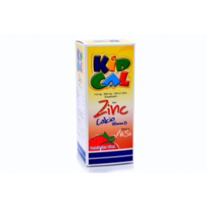 Kidcal Con Zinc Sabor Fresa Suspension X 180 Ml - Kidcal